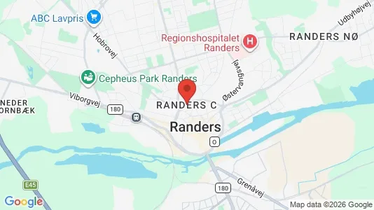 Restaurantlokaler til leje i Randers C - Foto fra Google Street View