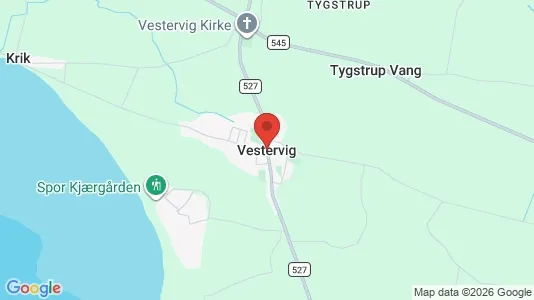 Hoteller til salg i Vestervig - kort over placeringen