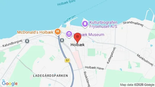 Restaurantlokaler til leje i Holbæk - Foto fra Google Street View