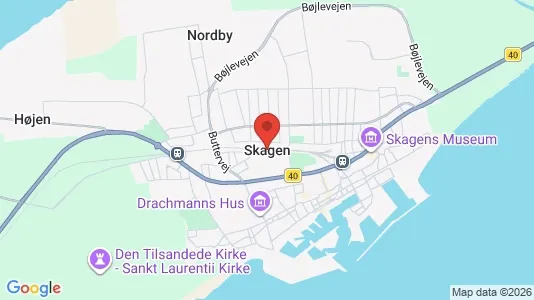 Hoteller til salg i Skagen - Foto fra Google Street View