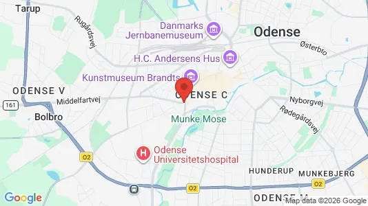 Lagerlokaler til leje i Vesterbro - kort over placeringen