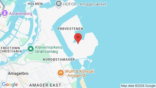 Hoteller til salg i København S - kort over placeringen