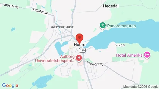 Restaurantlokaler til leje i Hobro - Foto fra Google Street View