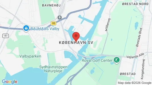 Restaurantlokaler til leje i København SV - Foto fra Google Street View