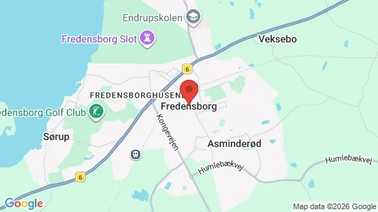 Restaurantlokaler til leje i Fredensborg - kort over placeringen